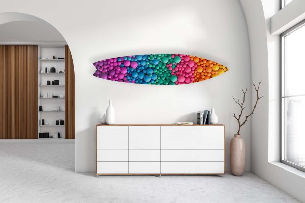 Bubble Balls Acrylic Surfboard Wall Art For Cheap - Image 2