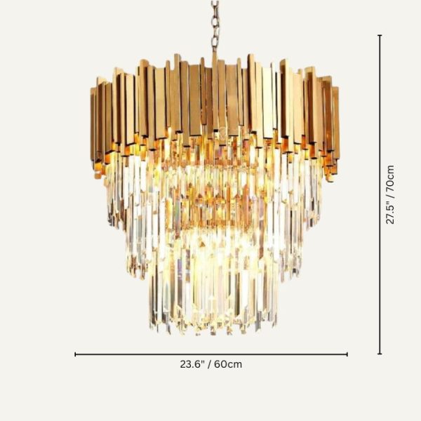 Astralis Lux Tiered Round Chandelier Online - Image 4