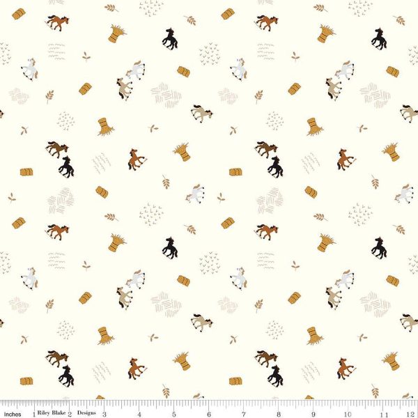 Country Life Cotton Grazing the Hay Yardage by Jennifer Long of Bee Sew Inspired for Riley Blake Designs| C13793 COTTON Online now