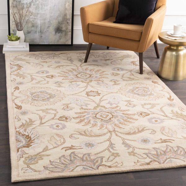 Conesus Hand Tufted Ivory 1109 Wool Rug Online