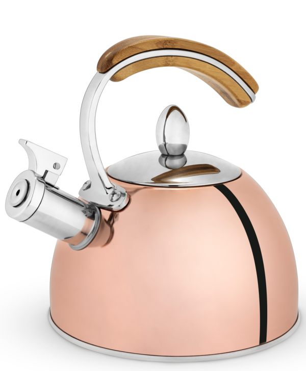 Presley Tea Kettle in Rose Gold by Pinky Up For Sale