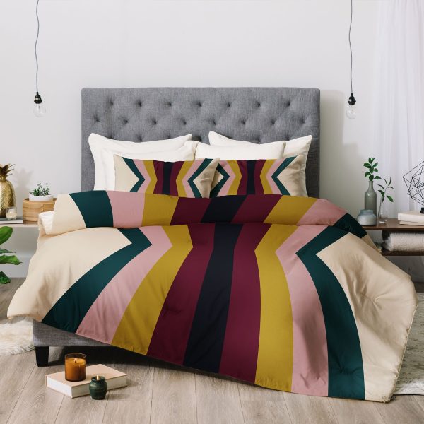 Colour Poems Retro Stripes Reflection Iii Bedding Collection For Discount - Image 2