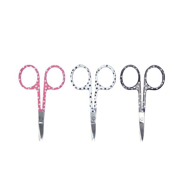 Black Blossom on White Embroidery Scissors Online Hot Sale