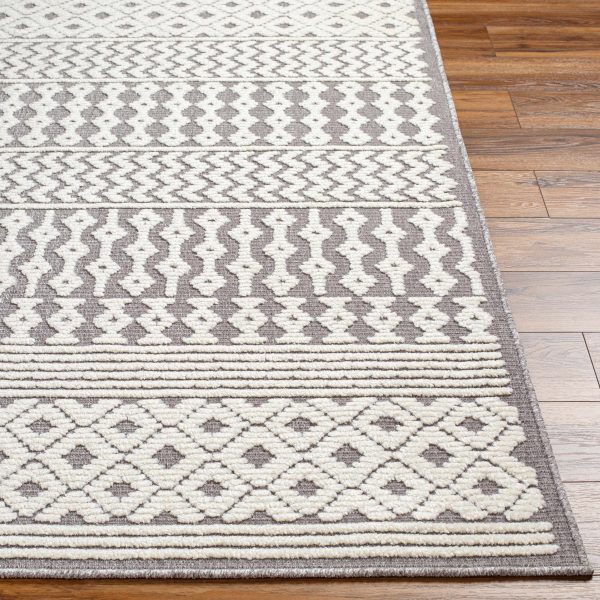 Drago Gray Washable Area Rug Supply - Image 3