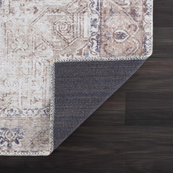 Beige Rosman Washable Area Rug Fashion - Image 4