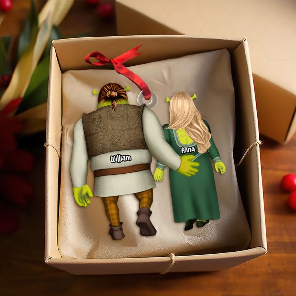 Personalized Gift For Couple Christmas Ornament Orge Couple 011ACTI111124HH Online Hot Sale - Image 4